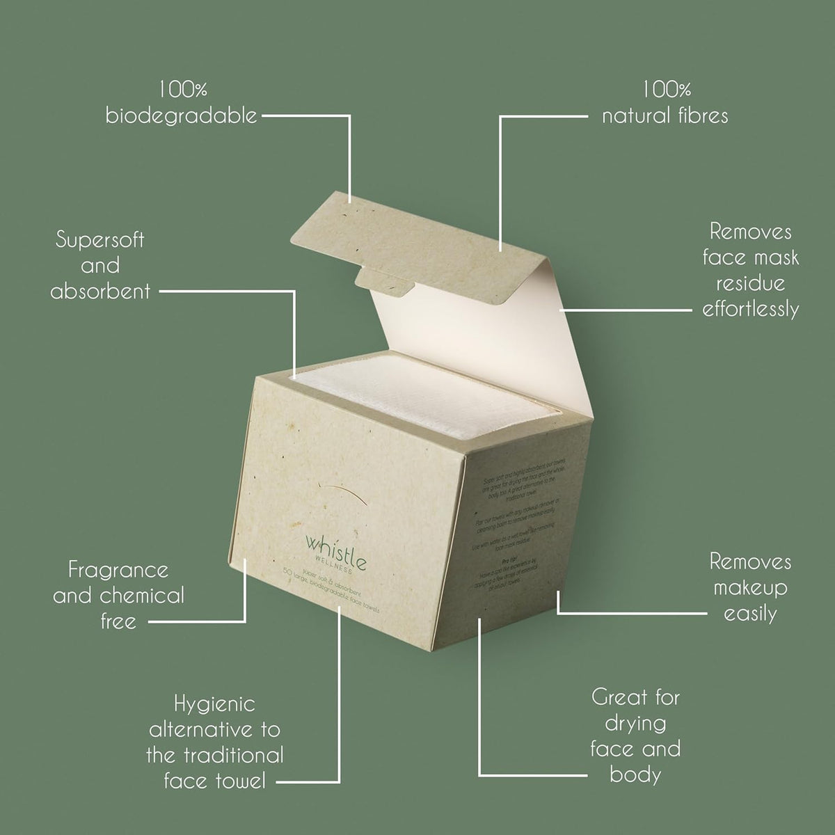 XL Disposable Face Towels – 50 Count